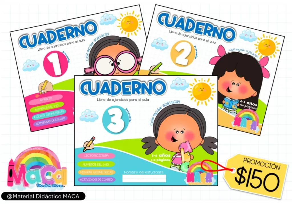 KIT DE CUADERNOS DE TRABAJO