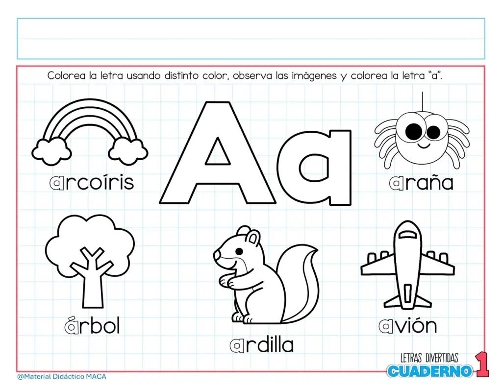 CUADERNO 1 - LETRAS DIVERTIDAS 2025-2026