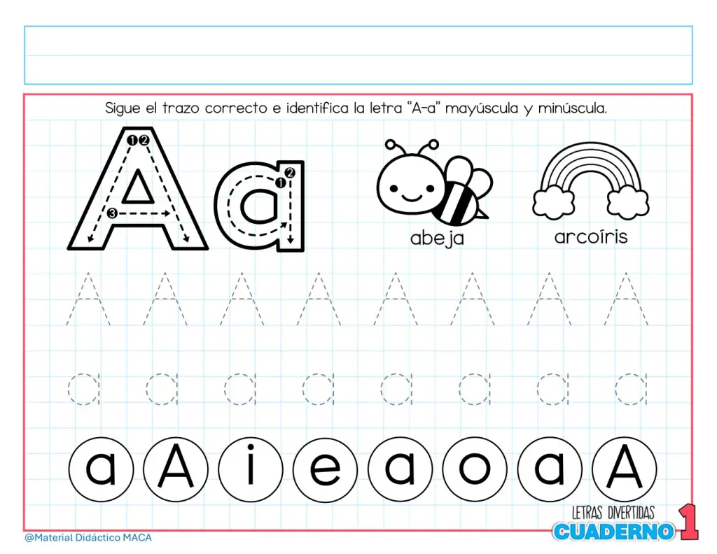 CUADERNO 1 - LETRAS DIVERTIDAS 2025-2026