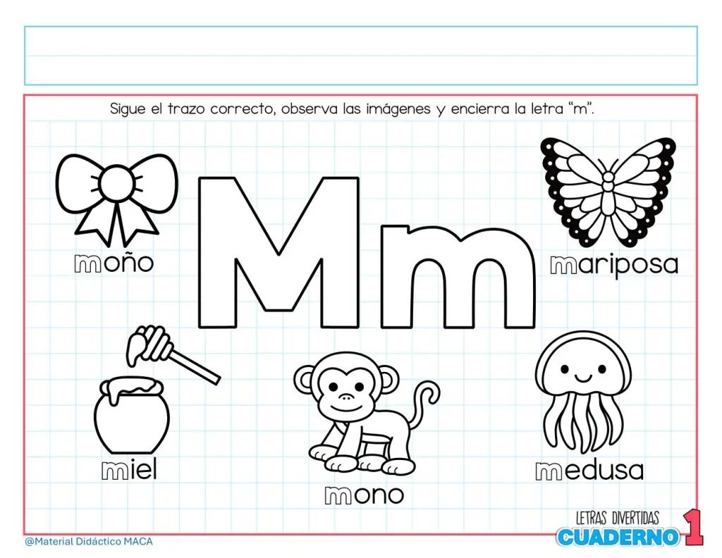 CUADERNO 1 - LETRAS DIVERTIDAS 2025-2026