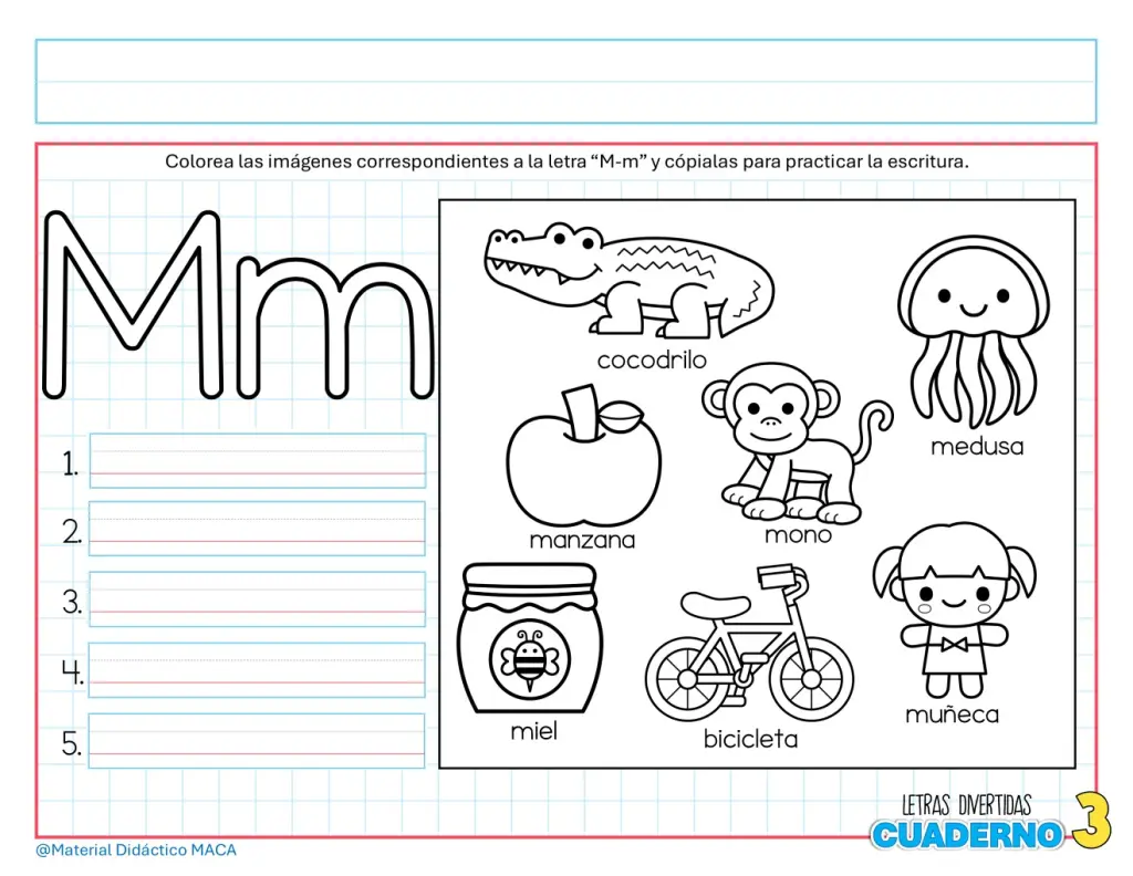 CUADERNO 3 - LETRAS DIVERTIDAS 2025-2026