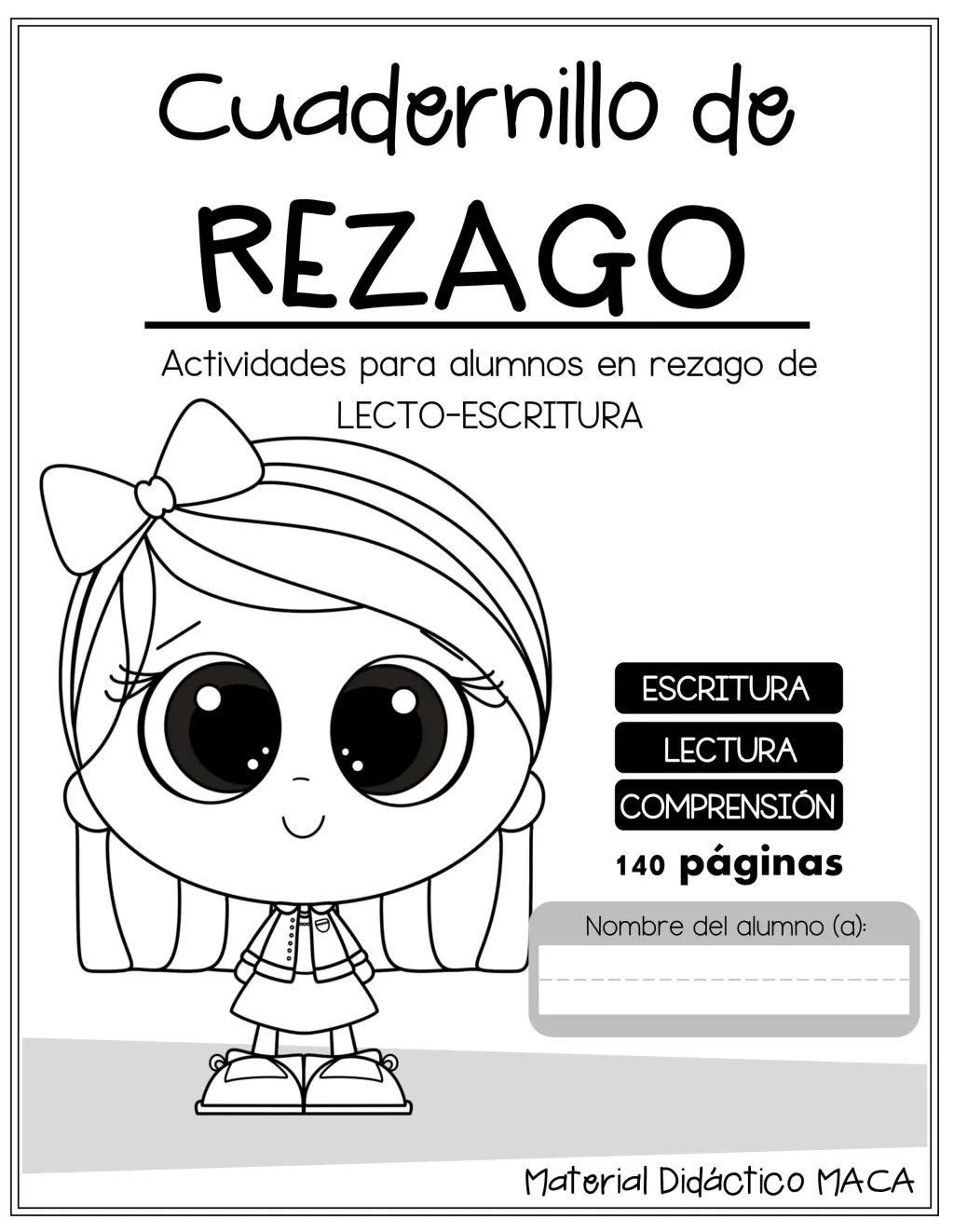 CUADERNILLO REZAGO EN LA LECTOESCRITURA