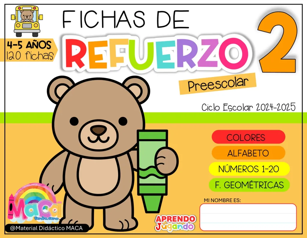 FICHAS DE REFUERZO 2- 2024-2025