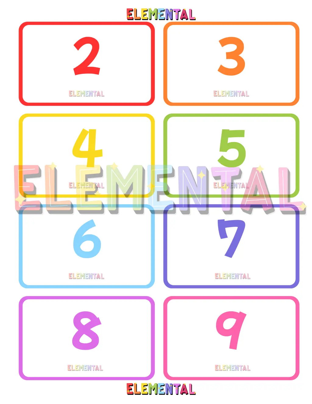 Tarjetas de multiplicación ✨📚