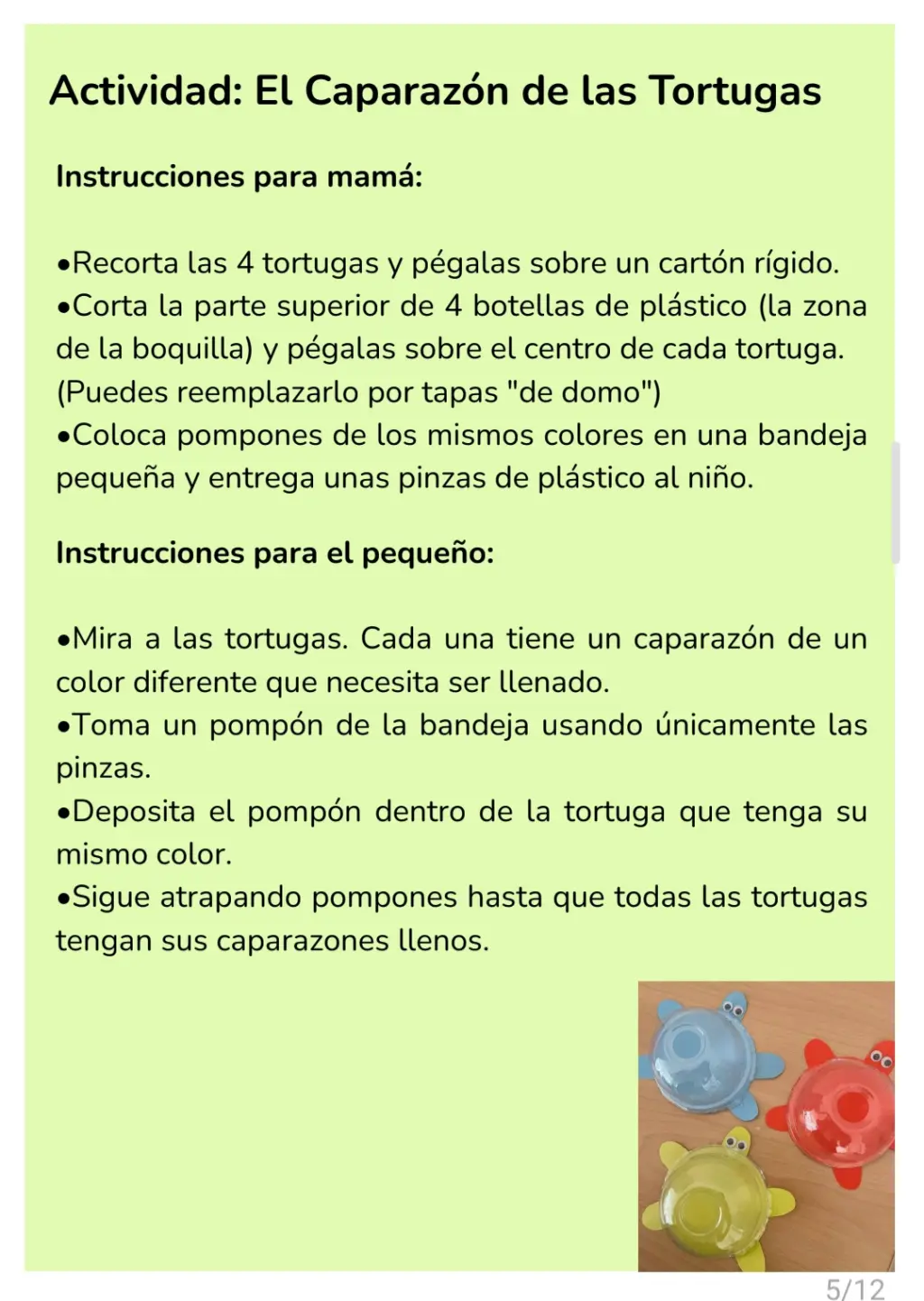 Actividades "motricidad fina" 🌈