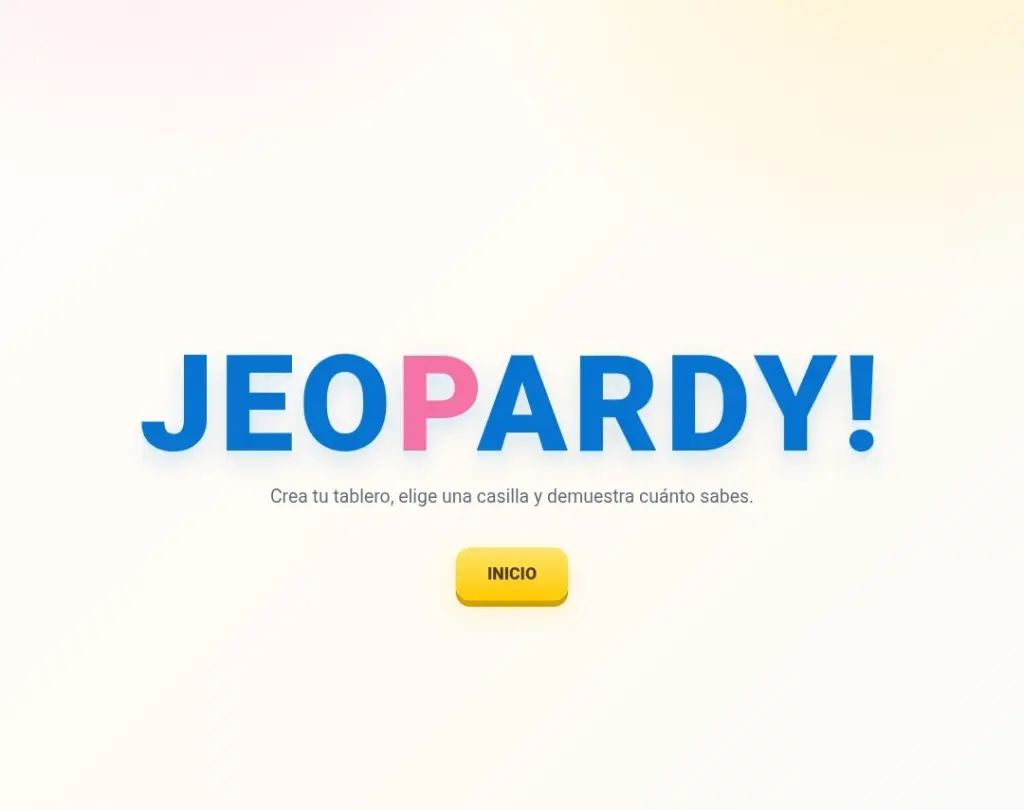 Jeopardy educativo | Editable