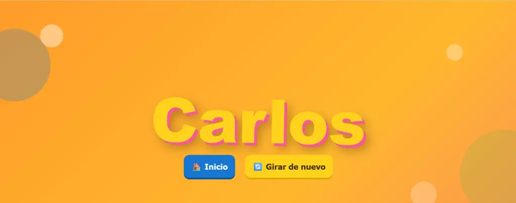 Lluvia de nombres
