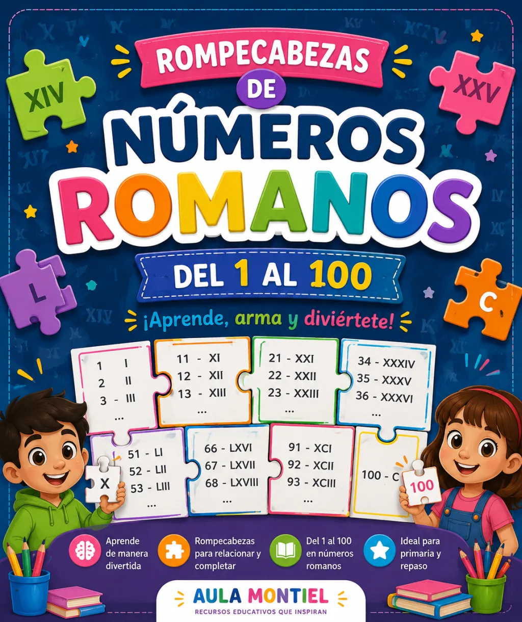 Rompecabezas Romano 1 - 100